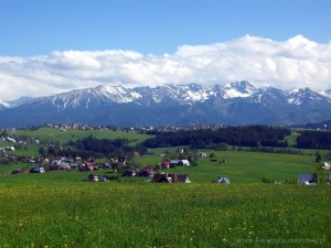 Bachledówka - widok na Tatry